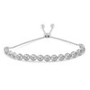 Haus of Brilliance Sterling Silver 1/4 Cttw Diamond Bolo Bracelet - 4 of 4
