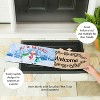 Evergreen Joy to the World Snowman Trio Sassafras Indoor Outdoor Switch Doormat 1'10"x10" Multicolored - 3 of 4