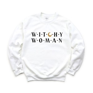 Simply Sage Market Women's Graphic Sweatshirt Witchy Woman - 1 of 4