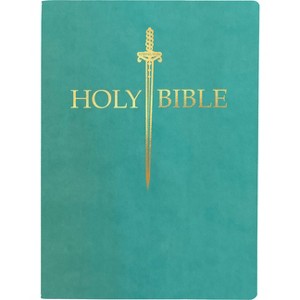 KJV Sword Bible, Large Print, Coastal Blue Ultrasoft - (King James Version Sword Bible) by  Whitaker House (Leather Bound) - 1 of 1