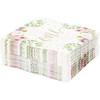 Blue Panda 50-Pack Floral Decorations for 1st First Birthday Floral Disposable Napkins Party Supplies - 3 of 4