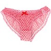 Milanblocks Pink Sheer Heart Coquette Panty - 3 of 4