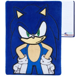 Sonic The Hedgehog Plush Journal, 120 Page Lined Journal Notebook - 1 of 4
