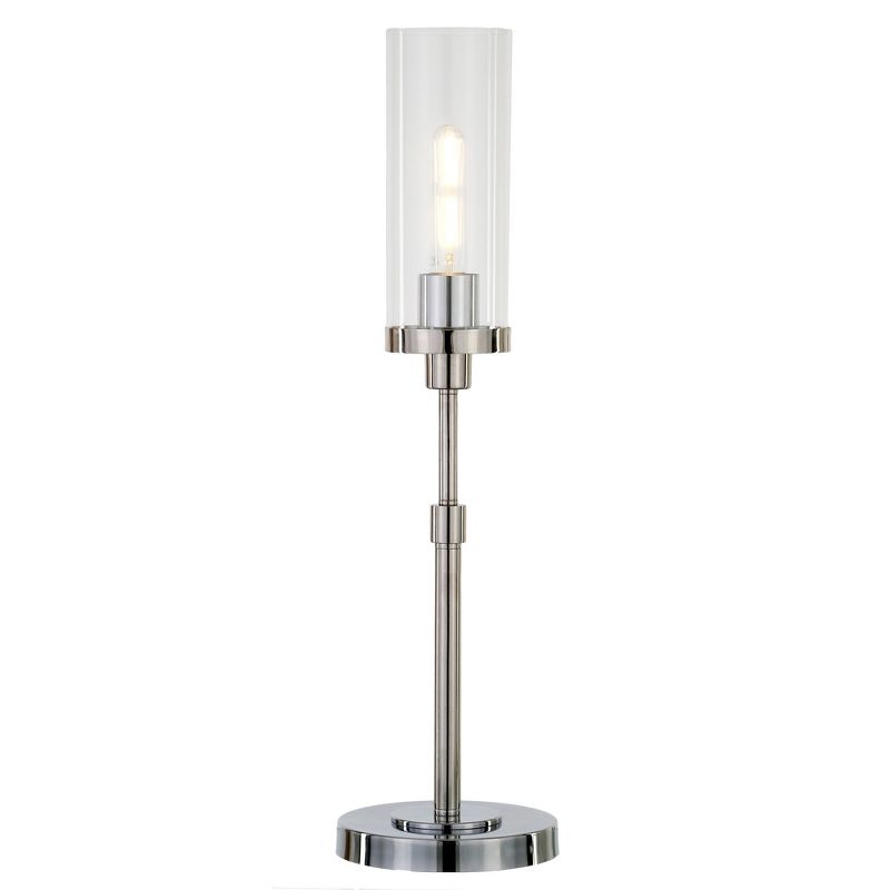 Hampton & Thyme 26.68" Tall Table Lamp with Glass Shade, 4 of 10