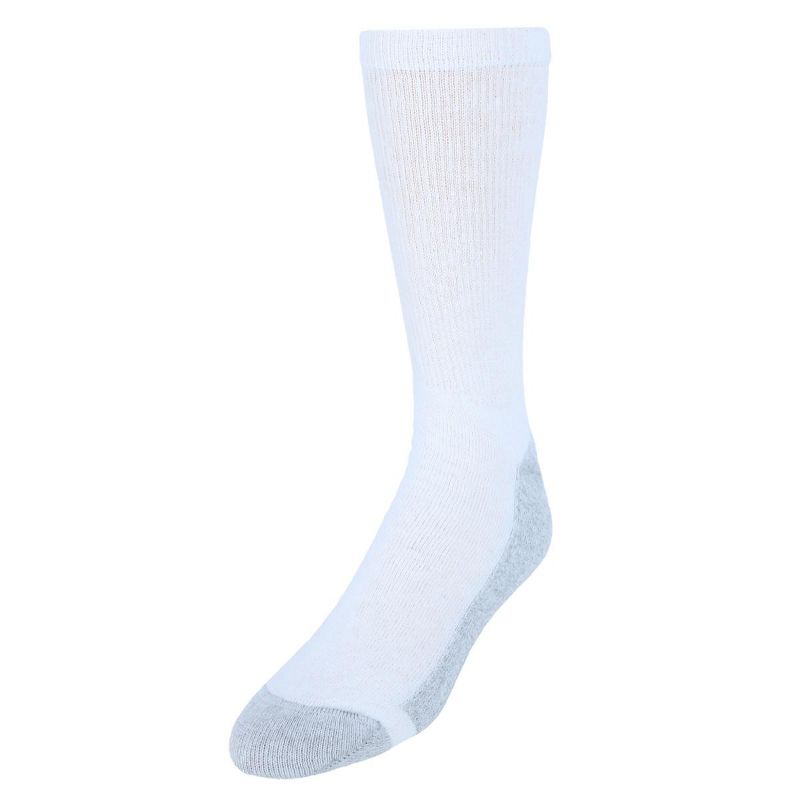 Hanes Men's Big and Tall Cushion Crew Socks (6 Pack), 1 of 3
