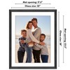 Americanflat Wide Molding Picture Frame with Mat - 2 of 4