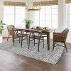 Boho Textured Design, Textured Area Rug - Non-Skid Low-Pile Carpet for Living Room, Bedroom, Playroom, Office Spaces - 2 of 4