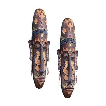 Design Toscano Grand Scale Wall Mask: Set of Two