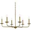 Elegant Lighting Cohen 36 inch pendant in brass - 3 of 4