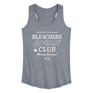 Women's - Instant Message - Bleachers Social Club Graphic Racerback Tank - 1 of 4