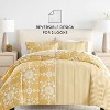 Paisley & Medallion Stripe Reversible Patterned Soft Comforter Sets, Machine Washable - Becky Cameron - 3 of 4