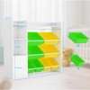 Kids Toy Storage Organizer with 8 Removable Toy Bins, Bookshelf & 2 Storage Cubbies – Playroom, Bedroom & Classroom Organization, White - 2 of 4