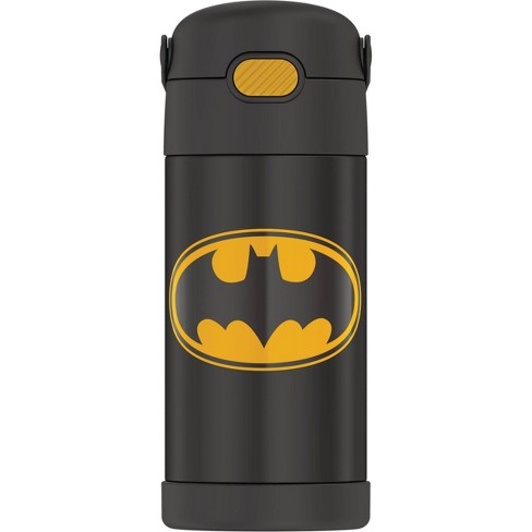Thermos 12oz Funtainer Water Bottle With Bail Handle - Black Batman : Target