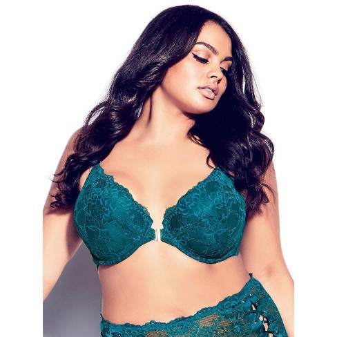 Fox u0026 Royal | Women's Plus Size Pia Push Up Bra - Teal - 46b : Target