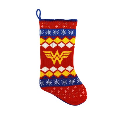 DC Comics Wonder Woman Knit Christmas Stocking