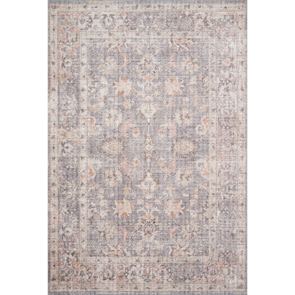 Loloi II Skye Oriental Grey / Apricot Area Rug 8' x 10'