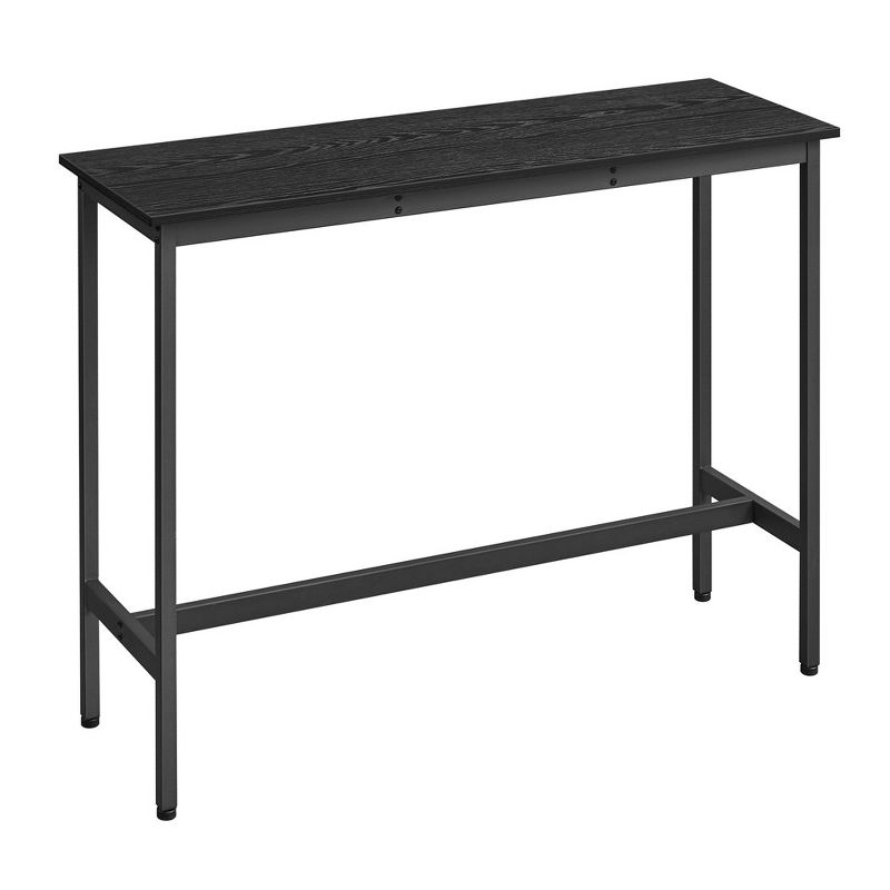 VASAGLE, Narrow Long Bar, Kitchen Dining, High Pub Table, Sturdy Metal Frame, Industrial Design, 15.7 x 47.2 x 35.4 Inches, 1 of 7