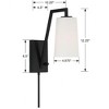 Crystorama Lighting Avon 1 - Light Sconce in  Matte Black - 4 of 4