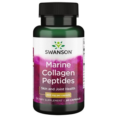Swanson Hydrolyzed Fish Collagen Type I 400 mg 60 Capsules.