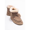 Jorel - Sand Genuine Leather Fur-Lined Ankle Boot (Women) | Forever & Always Shoes - 2 of 4