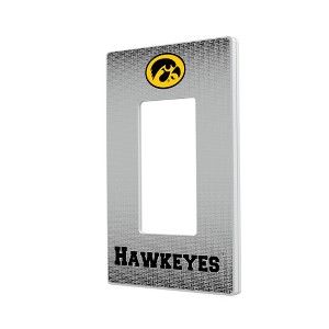 NCAA Big Ten Universities Linen Hidden-Screw Light Switch Plate for Single Rocker - 1 of 4