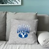 NCAA BYU Cougars 16" Heather Gray Sweatshirt Pillow - 4 of 4