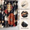 LunaLulinlk 71" x 71" Bohemian Floral Shower Curtain - 4 of 4