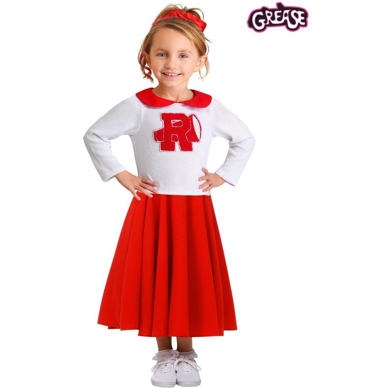 HalloweenCostumes.com Grease Rydell High Cheerleader Costume for Toddlers., 1 of 3