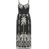 Women's Plus Size Jez Border Print Maxi Dress - black | CITY CHIC - 3 of 4
