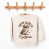 The Juniper Shop Hootin' Leads To Hollerin' Owl Toddler Sweatshirt - 5/6T - Natural - 2 of 4