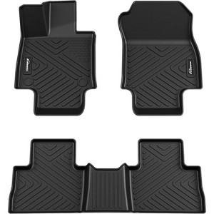 All-Weather Floor Mats for 2019-2025 RAV4/Hybrid - Heavy Duty TPE Anti-Skid Liners, Front & 2nd Row - 1 of 4