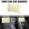 Unique Bargains Furry Car Seat Neck Pillows 1 Pc - 2 of 4