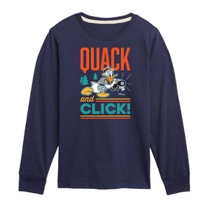 Boys' - Disney - Quack And Click Long Sleeve Graphic T-Shirt - 1 of 4