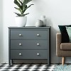 Attop 10 Pack Brushed Nickel Round Zinc Cabinet Knobs for Kitchen Bathroom Closet Dresser Cabinets - 2 of 4