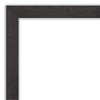 20" x 54" Non-Beveled Rustic Plank Espresso Full Length on The Door Mirror - Amanti Art: Includes Mounting Hardware, Polystyrene Frame - 3 of 4