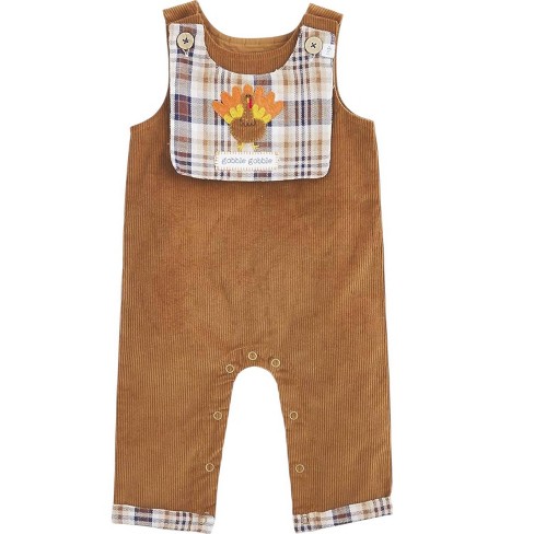 Girl Baby's Corduroy with Reverse Bib Overall - mudpie - image 1 of 2