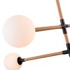 Artcraft Lighting Capilano 4 - Light Chandelier in  Black - 2 of 4