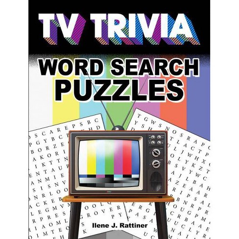 Tv Trivia Word Search Puzzles By Ilene J Rattiner Paperback Target