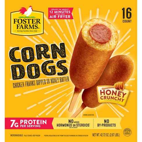 Foster Farms Frozen Chicken Corn Dogs - 42.72oz/16ct : Target