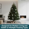 Sunnydaze Indoor Artificial Unlit Majestic Pine Full Christmas Tree with Metal Stand and Hinged Branches - 6' - Green - 4 of 4