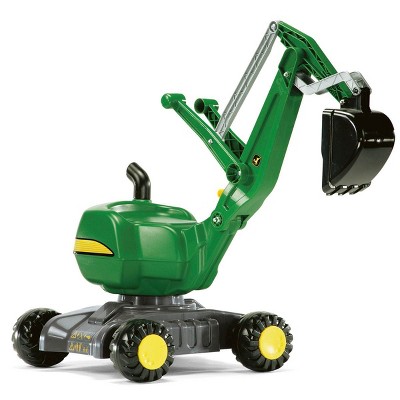 green excavator toy