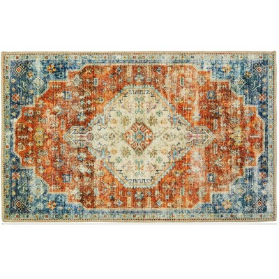 Homefires Scheherazade Doormat – 20" x 30" Indoor Accent Mat with Boho-Inspired Geometric Design