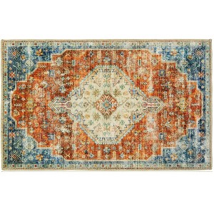 Homefires Scheherazade Doormat – 20" x 30" Indoor Accent Mat with Boho-Inspired Geometric Design - 1 of 3