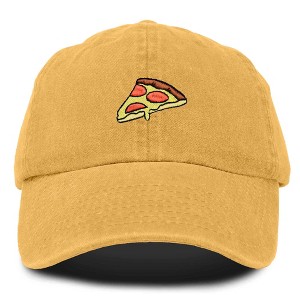 Dalix Pizza Embroidered Mens Cotton Dad Adjustable Hat Baseball Cap Mens - 1 of 4