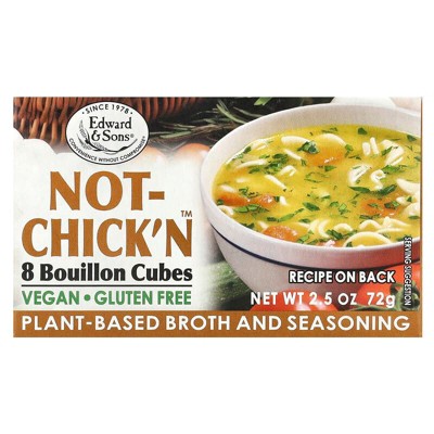 Edwards and Sons Natural Bouillon Cubes Not Chick n 2.5 oz