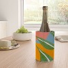 Nadja Minimal Modern Abstract Leaves Wine Chiller - Deny Designs - 2 of 2