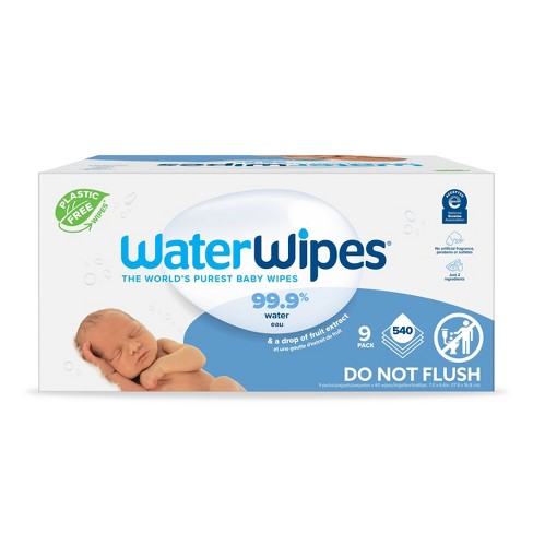 WaterWipes Plastic-Free Original Unscented 99.9% Water Based Baby Wipes - (Select Count) - image 1 of 4