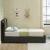 Twin/Twin XL Size Bed Frame with 2 Storage Drawers Linen Upholstered Platform,Noise-Free Metal Support,No Box Spring Needed - 4 of 4