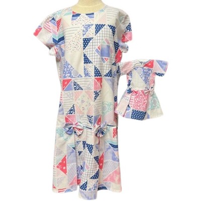 Doll Clothes Superstore Size 14 Patchwork Print Dresses For Girls And Dolls