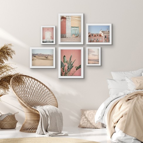 Dreamy Destinations 6 Piece Shadowbox Frame Gallery Wall Art Set